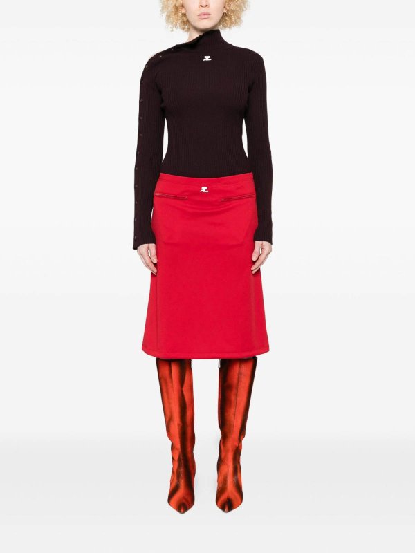 Courreges buy online Midirock - Rot