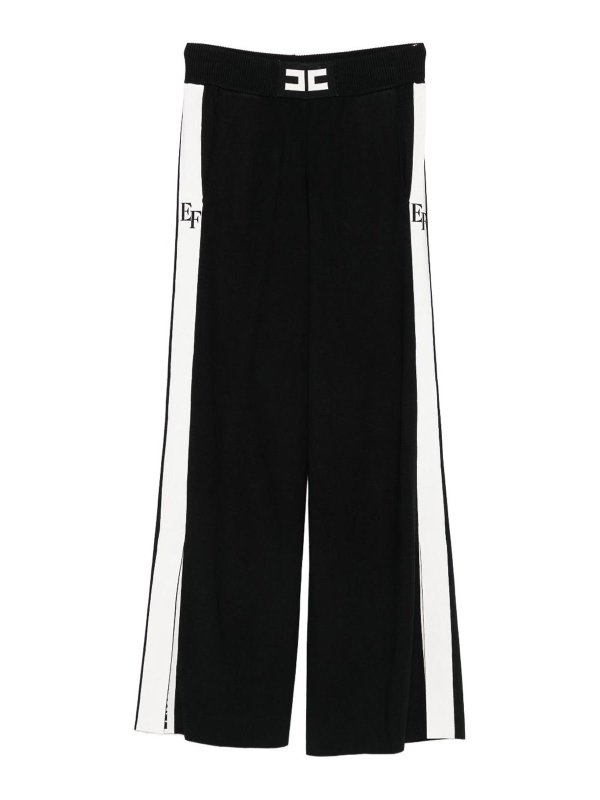 ELISABETTA FRANCHI: casual trousers - Trousers With Logo