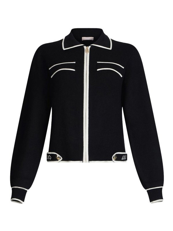 Liu Jo: cardigans - Cardigan With Zip