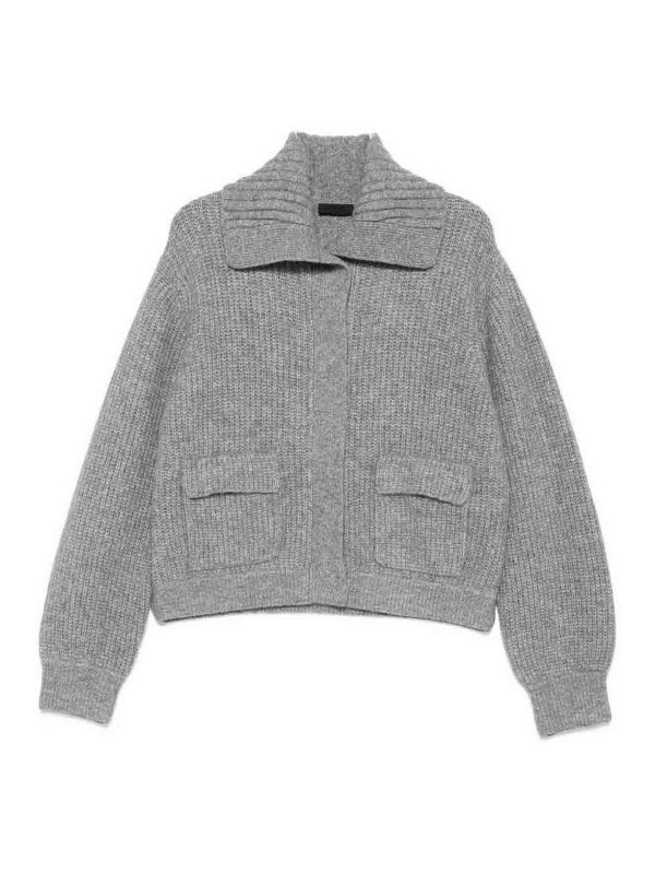 Liu Jo: cardigan - Cardigan A Coste Con Tasche