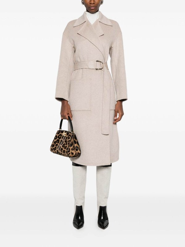 The Best Shops Liu Jo: knee length coats - Single-breasted coat in wool blend