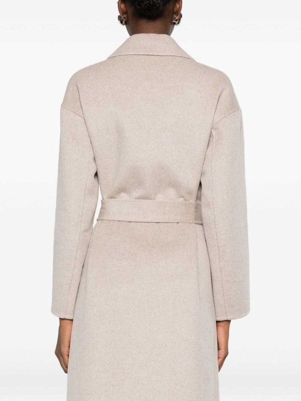 Single-breasted coat in wool blend shop online: Liu Jo