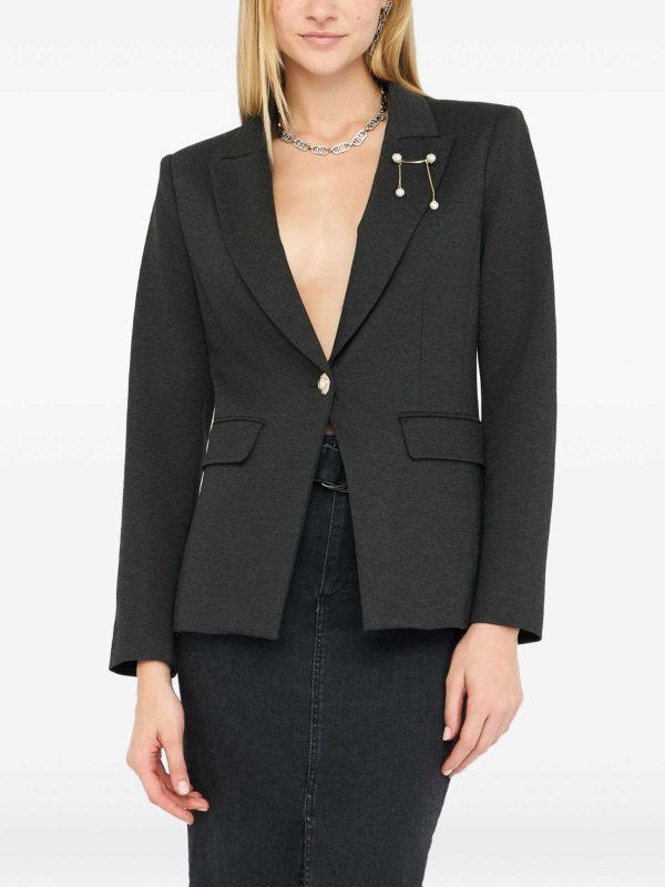 Liu Jo: casual jackets online - Fitted jacket with jewel decoration