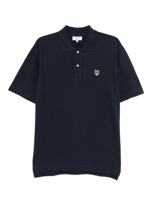 MAISON KITSUNÉ: polo shirts - Polo Shirt With Logo