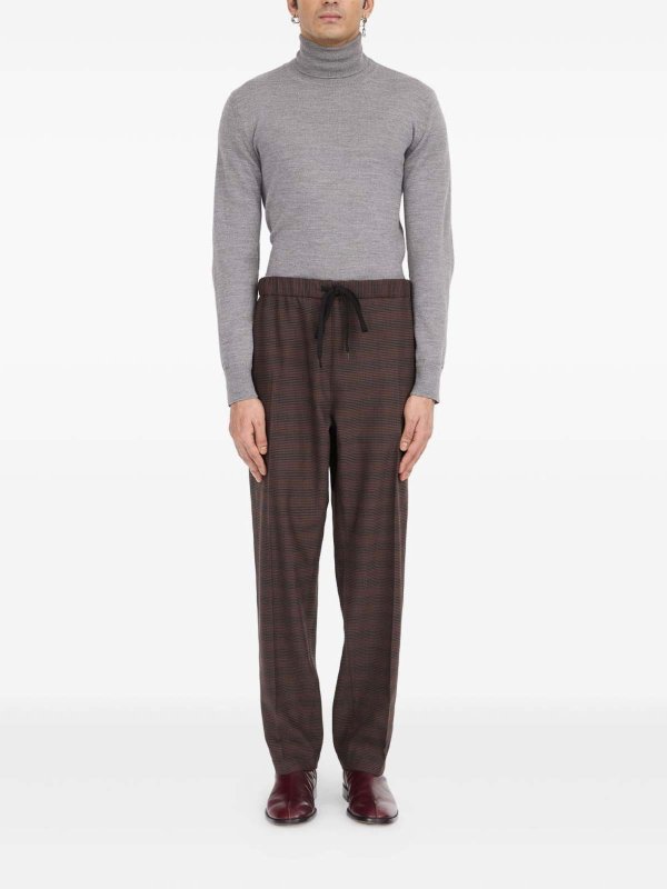 MM6 MAISON MARGIELA: casual trousers online - Checked Trousers