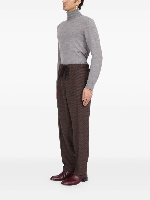 The Best Shops MM6 MAISON MARGIELA: Checked Trousers