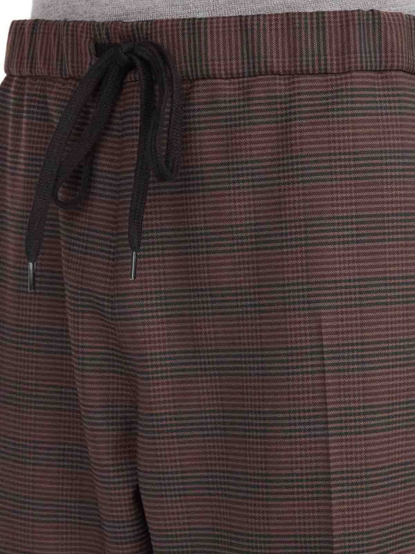 casual trousers shop online Checked Trousers