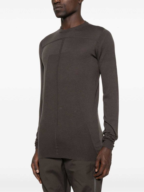 RICK OWENS buy online Rundhalspullover - Braun