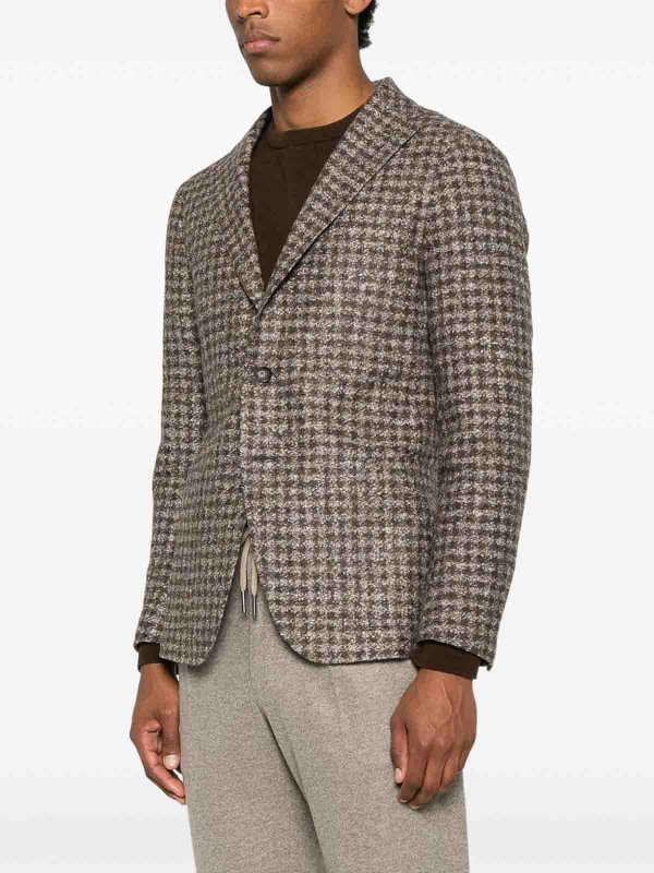 TAGLIATORE: blazers online - Checked Blazer