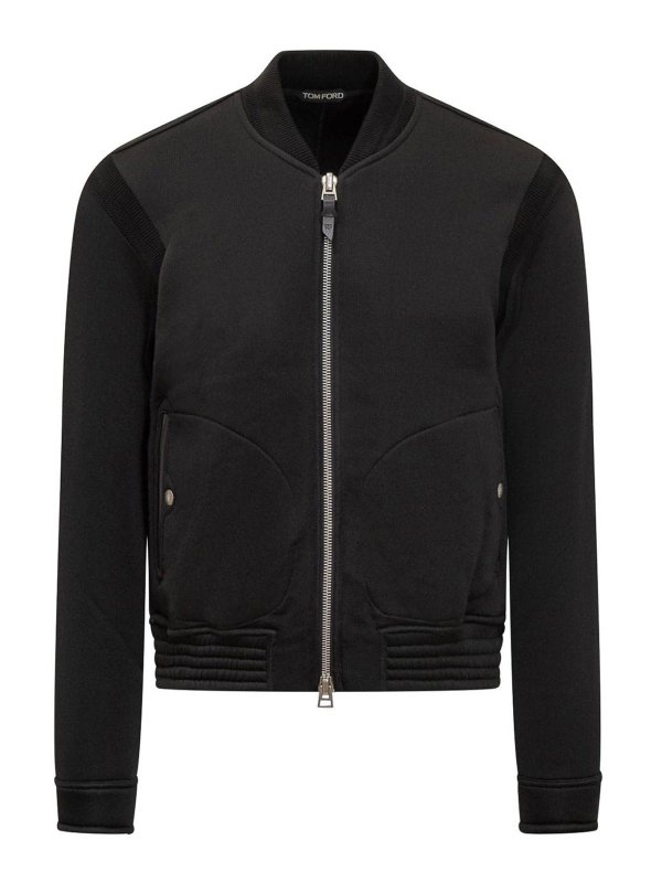 TOM FORD: Chaquetas Bomber - Chaqueta Bomber - Negro