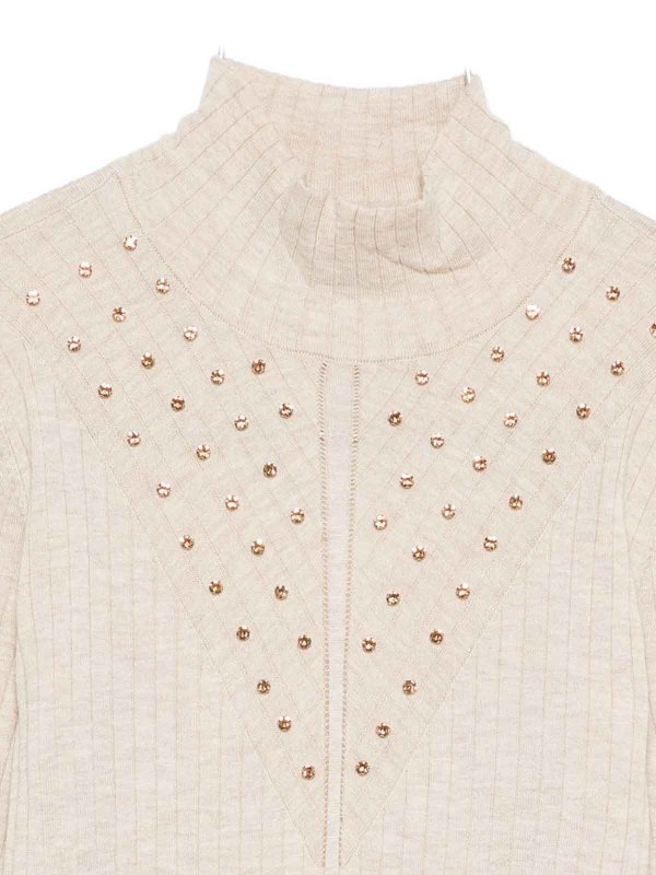 The Best Shops TWINSET: Tops und Tank Tops - Top - Beige