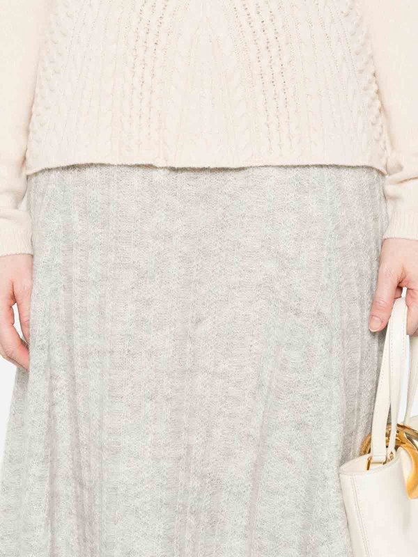 The Best Shops TWINSET: Knee length skirts & Midi - Flared Midi Skirt