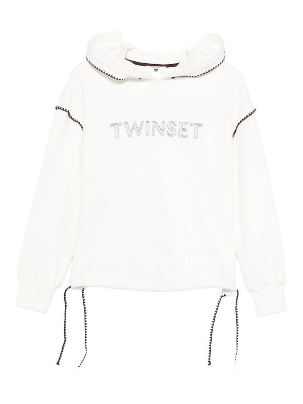 TWINSET: jumpsuits - Sports trousers with elasticated hems