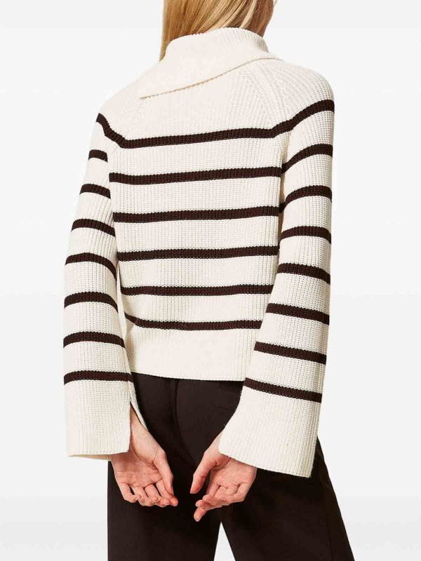 TWINSET: crew necks online - Asymmetric Sweater