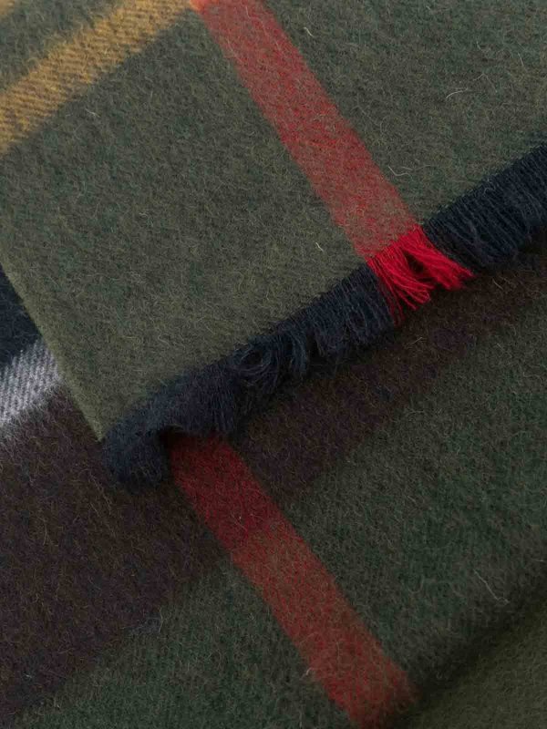 BARBOUR: scarves online - Checked Scarf
