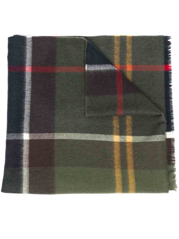 The Best Shops BARBOUR: scarves - Checked Scarf