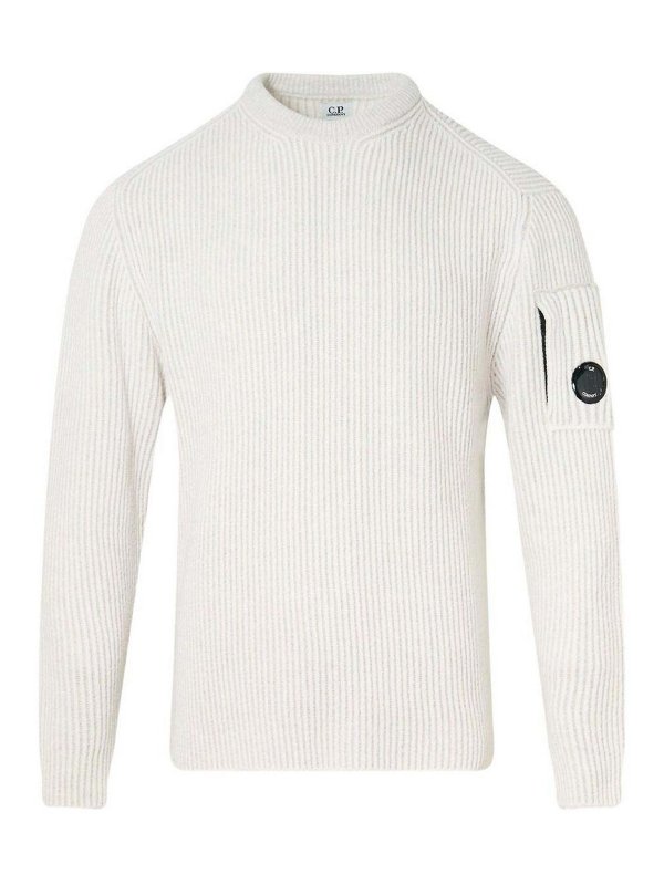 C.P. COMPANY: crew necks - Crew Neck Fleece Sweater