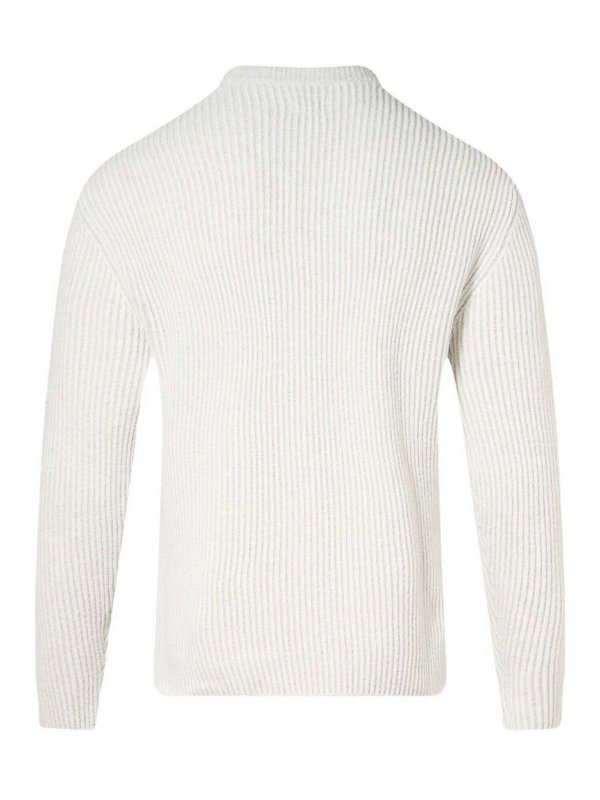 C.P. COMPANY: crew necks online - Crew Neck Fleece Sweater