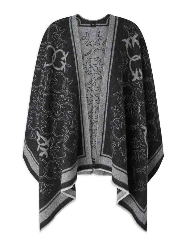 Pinko: tunics - Poncho Love Birds
