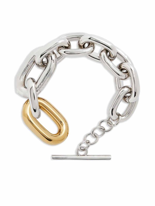 The Best Shops RABANNE: Bracelets & Bangles - Oval Chain Link Bracelet