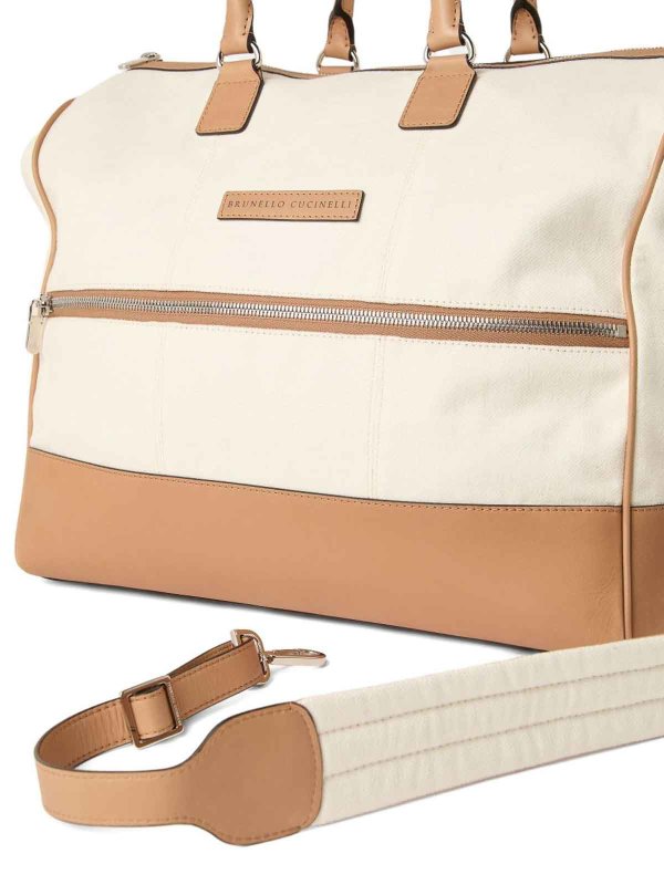 旅行鞄 - ベージュ shop online: BRUNELLO CUCINELLI