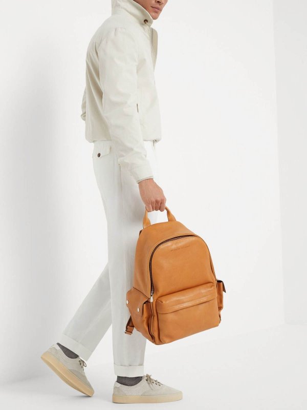 旅行鞄 - ブラウン shop online: BRUNELLO CUCINELLI