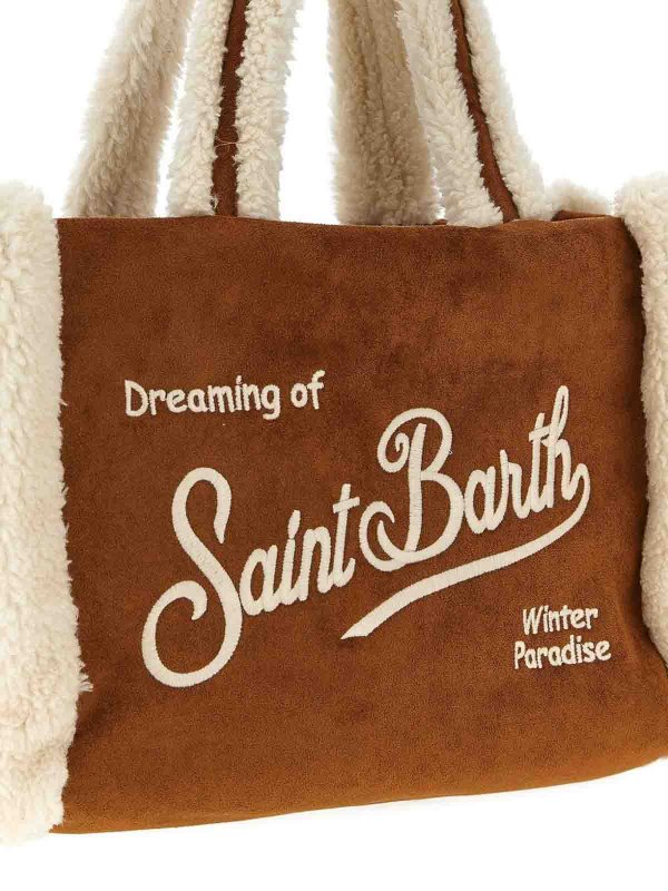 Colette Tote Bag Lined In Sheepskin shop online: MC2 SAINT BARTH