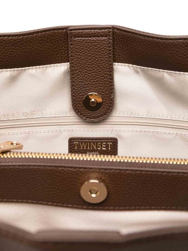 TWINSET: Handtaschen online - Shopper - Braun