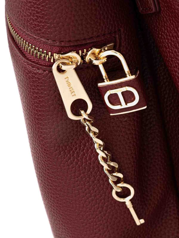 TWINSET: Sacs à main online - Sac Cabas - Rouge