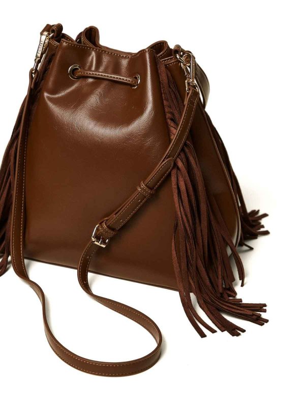 TWINSET: Bolsos Saco online - Bolso Saco - Marrón