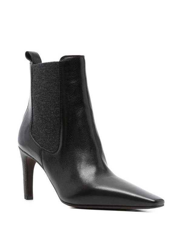 BRUNELLO CUCINELLI: ankle boots online - 80mm Pointed Chelsea Boots