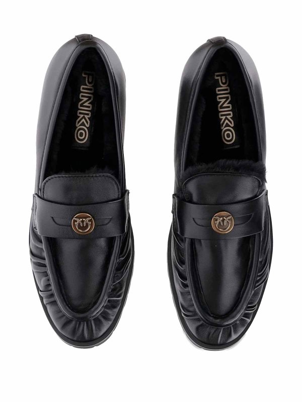 The Best Shops Pinko: Loafers & Slippers - Nappa Moccasins