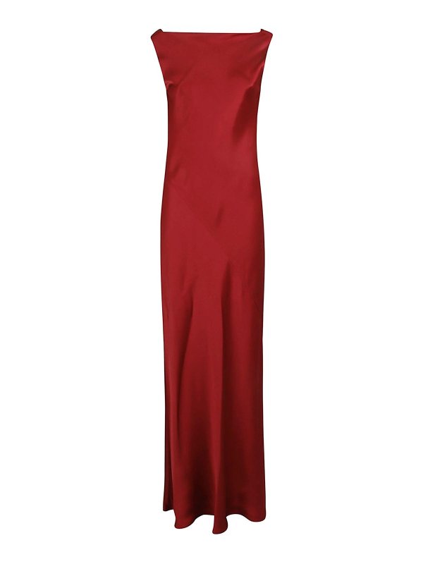 ANTONELLI FIRENZE: knee length dresses - Mara - Super Jasmine Washed Cady -