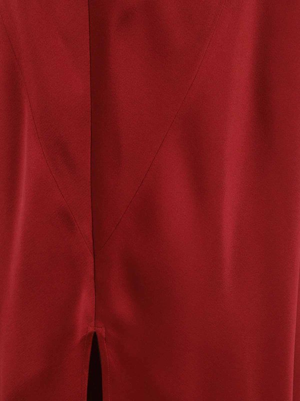 The Best Shops ANTONELLI FIRENZE: knee length dresses - Mara - Super Jasmine Washed Cady -