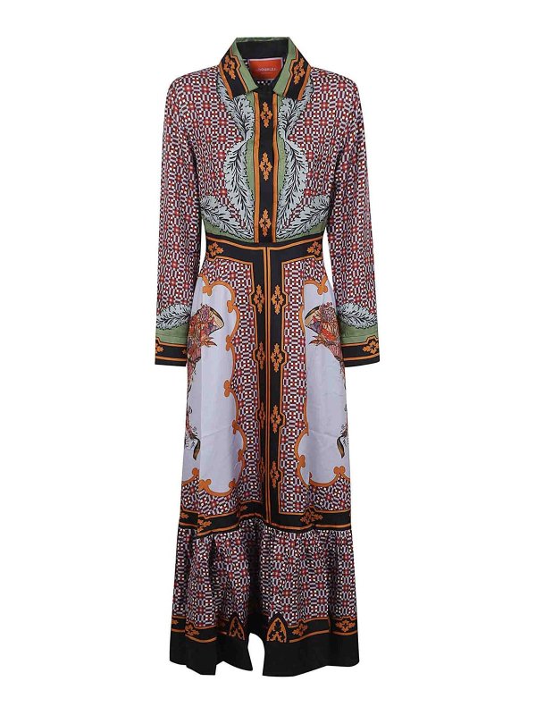 LA DOUBLEJ: knee length dresses - Long Sleeves San Pietro Dress Placee