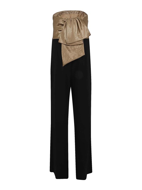 The Best Shops LAUREN RALPH LAUREN: Jumpsuits - Jumpsuit - Gold