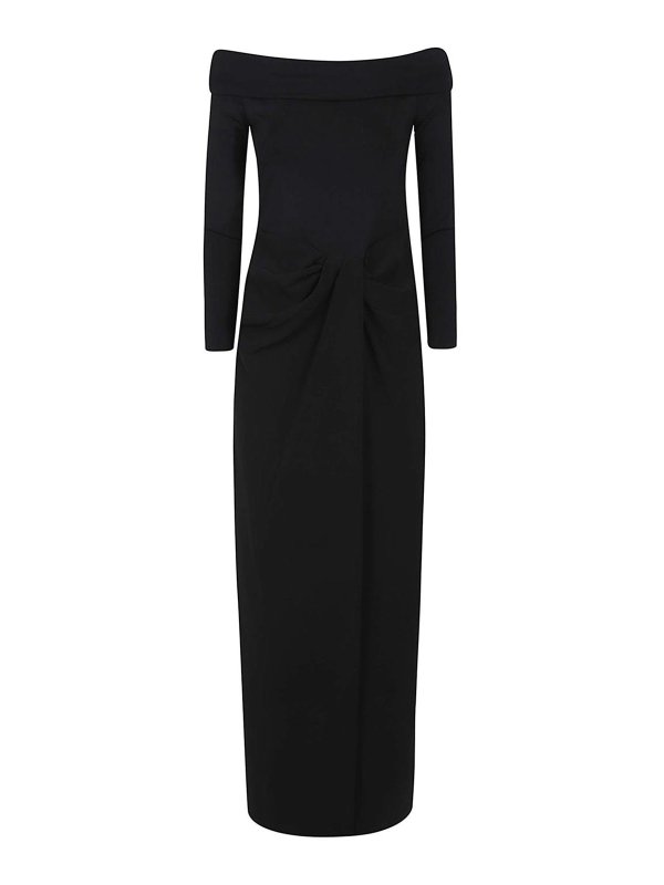 LAUREN RALPH LAUREN: Vestidos media pierna - Vestido Midi - Negro