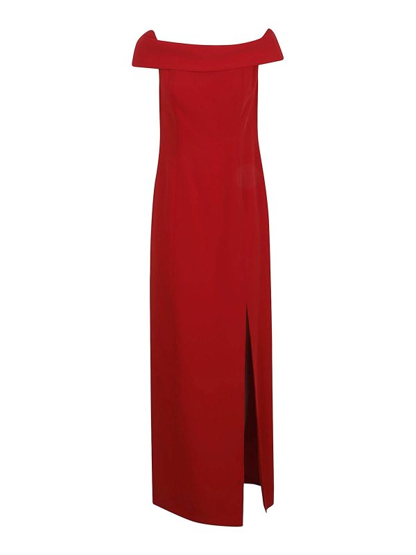 LAUREN RALPH LAUREN: knee length dresses - Adlar-Short Sleeve-Gown