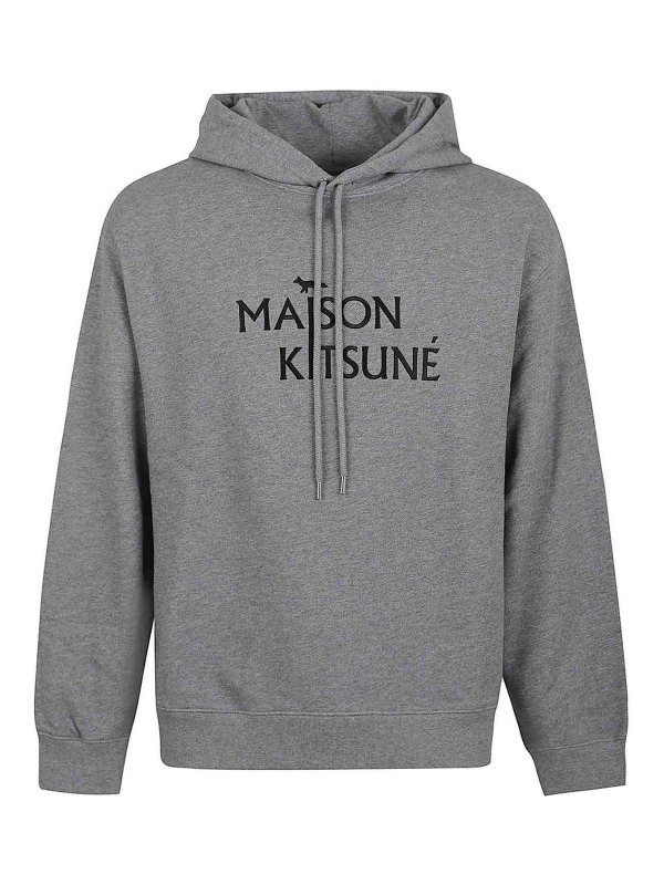 MAISON KITSUNÉ: Sweatshirts & Sweaters - Maison Kitsun Pillar Comfort Hoodie