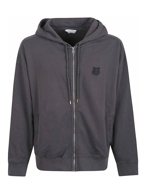 MAISON KITSUNÉ: Felpe e maglie - Felpa con cappuccio oversize