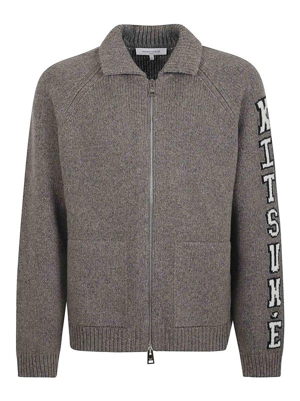 MAISON KITSUNÉ: Chaquetas casual - Chaqueta Casual - Gris