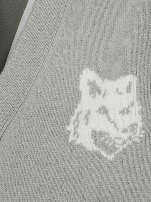 MAISON KITSUNÉ: Cardigans online - Cardigan - Hellbeige