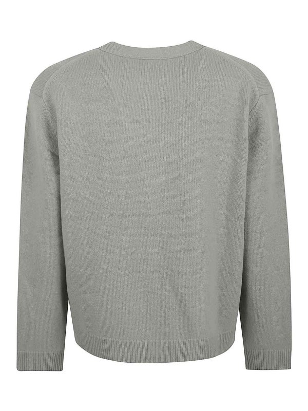 The Best Shops MAISON KITSUNÉ: Cardigans - Cardigan - Hellbeige