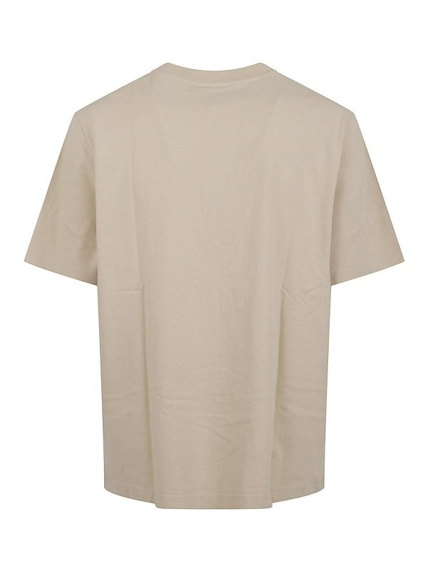 The Best Shops MAISON KITSUNÉ: T-shirts - T-Shirt - Beige