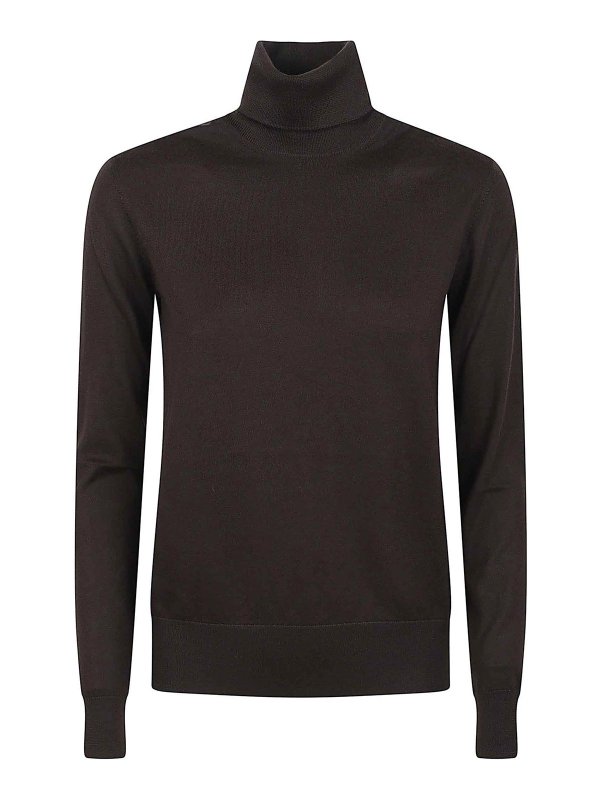 POLO RALPH LAUREN: Pull col rond - Pull Col Rond - Marron