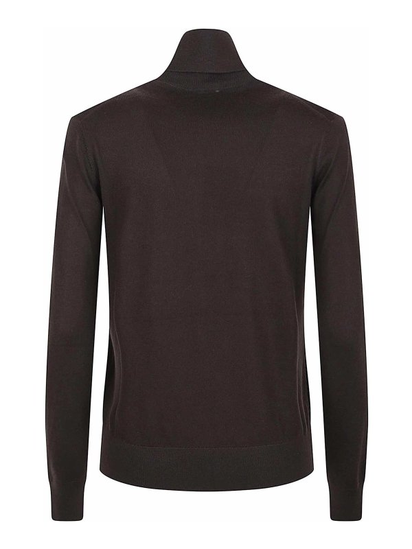 POLO RALPH LAUREN: Pull col rond online - Pull Col Rond - Marron