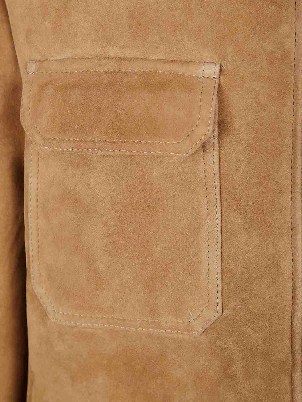 SALVATORE SANTORO: レザージャケット online - レザージャケット - キャメル