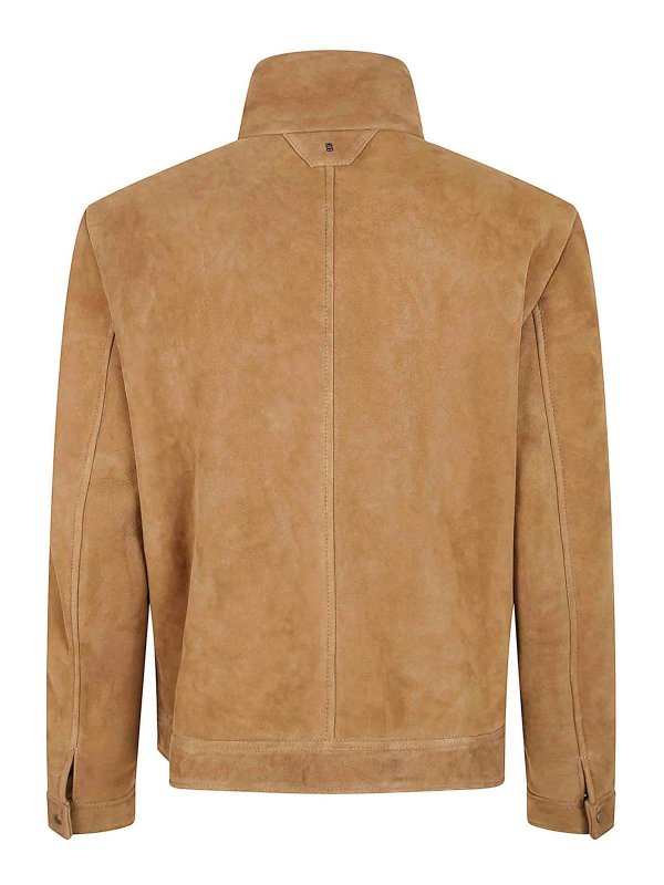 The Best Shops SALVATORE SANTORO: レザージャケット - レザージャケット - キャメル