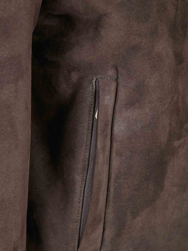 SALVATORE SANTORO: bombers online - Leather Bomber