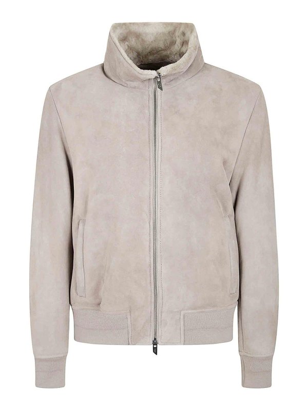 SALVATORE SANTORO: bombers - Leather Bomber